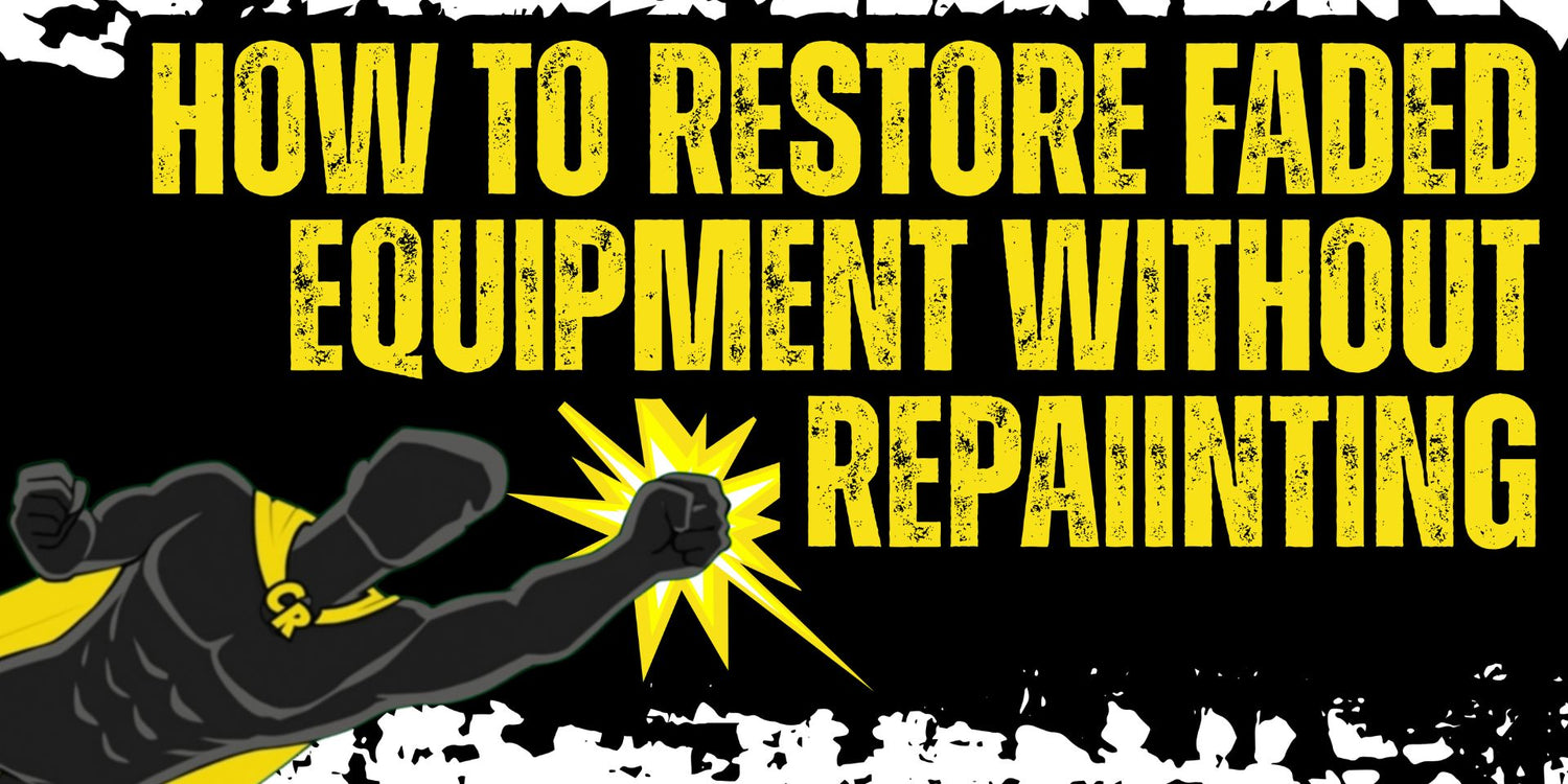 How to Restore Faded Equipment Without Repainting