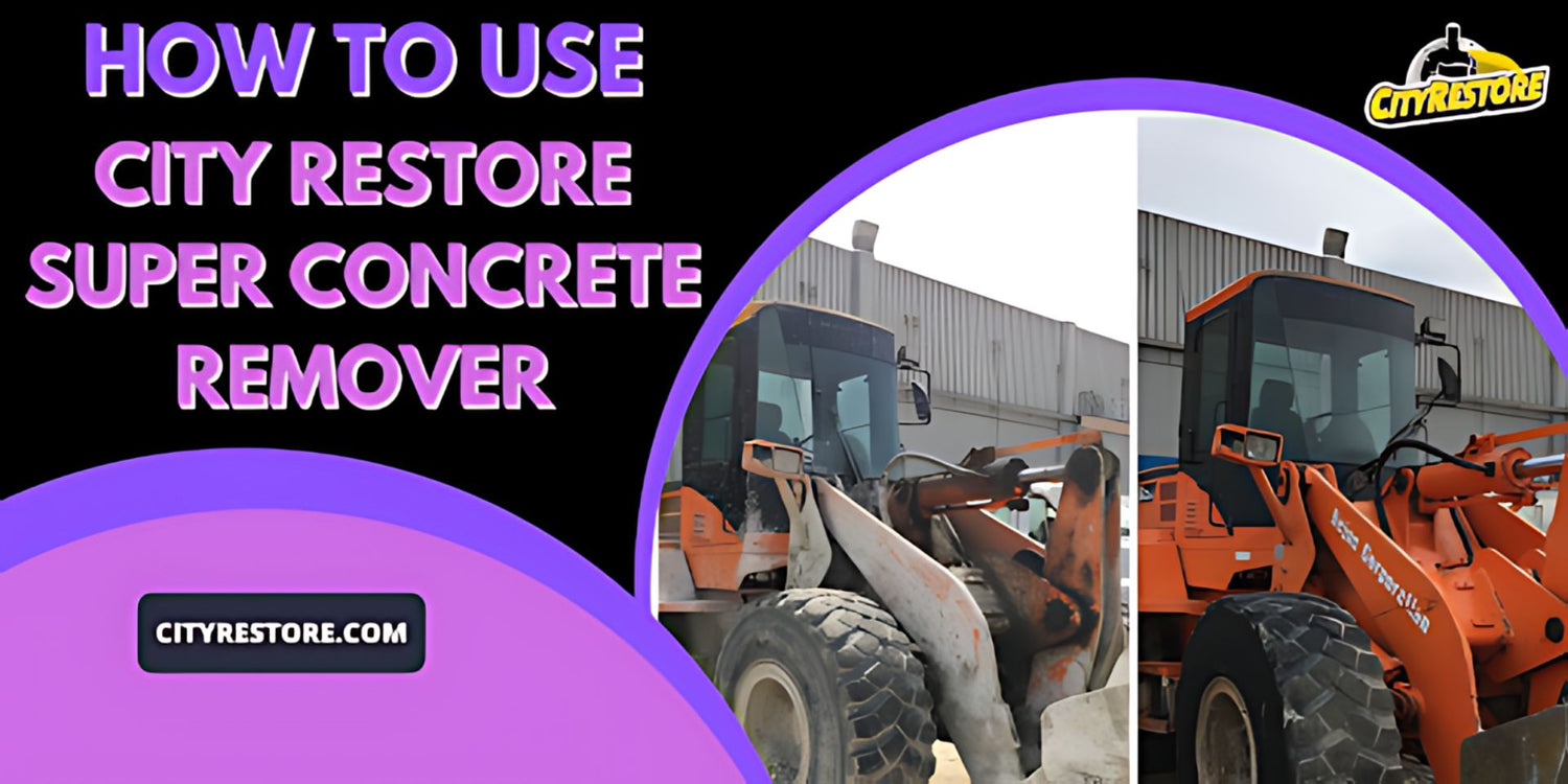 How to Use SUPER CONCRETE REMOVER